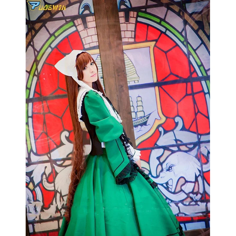 DY20روزن البكر SuiSeiSeki تأثيري حلي فستان أخضر هالوين اليشم ستيرن سوي سيكي تأثيري حلي25