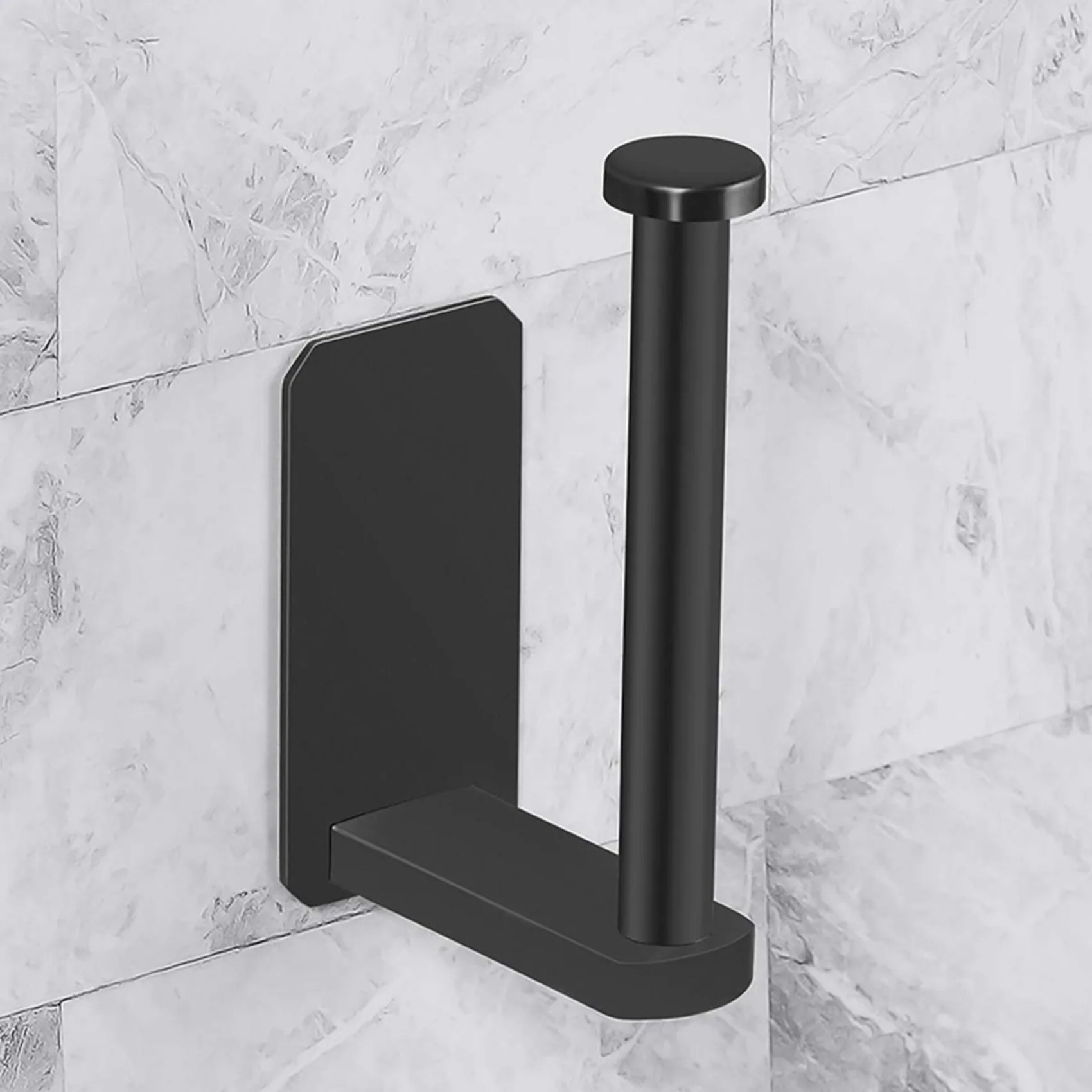 ABUL-2X Toilet Paper Holder Self Adhesive Kitchen Washroom Adhesive Toilet Roll Holder For Bathroom Stick On Wall Brushed