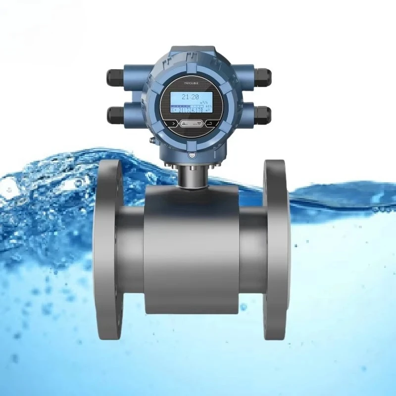 2026-2026-PMF 2-inch RS-485 Industrial Explosion-proof Electromagnetic Flow Meter, for measuring liquids, wastewate