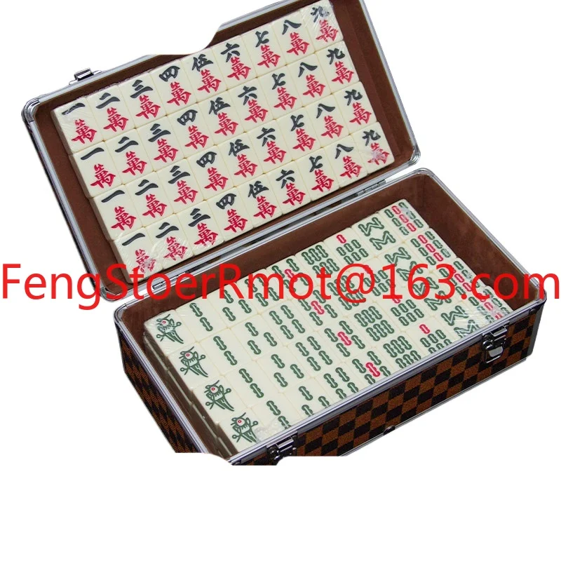 Suitable for household hand rubbing large medium first-grade hand playing red, medium and mahjong high-grade aluminum box