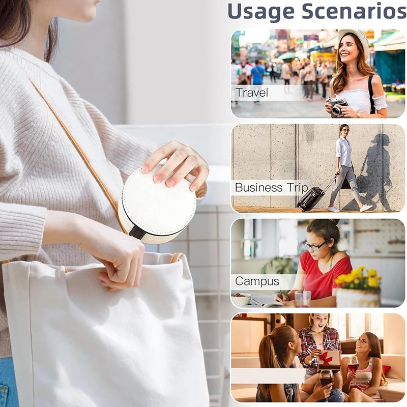 

Rog-eyTravel Jewelry Case Organizer,Stylish Small Travel Jewelry Boxes,Travel Essential Accessories,Perfect Gift for