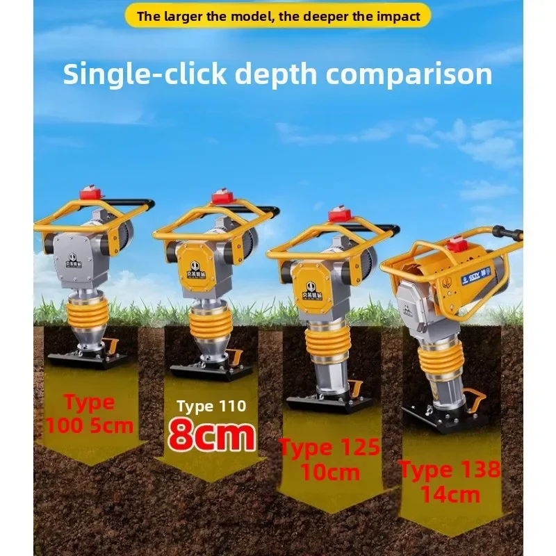 Compaction machine Small electric   impact compaction Vibration compaction machine