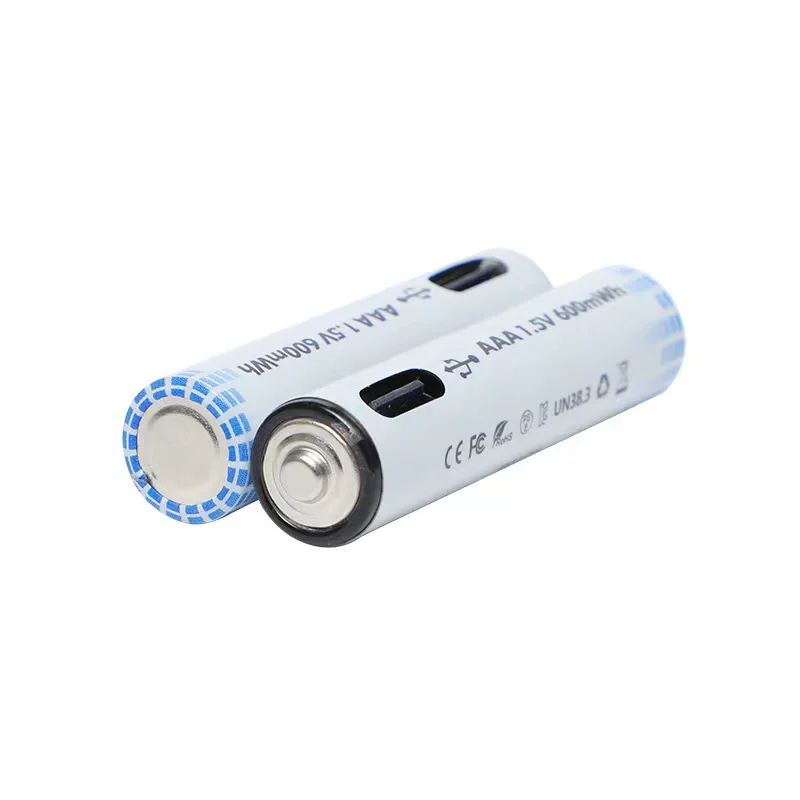 USB 1.5V AAA Rechargeable Batteries 600mWh Li-ion Battery For Remote Control Mouse Electric Toy Battery aaa rechargeable battery
