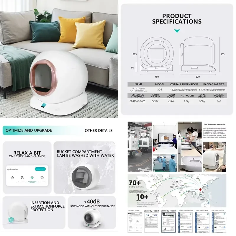 OEM Extra Large Smart Box with Remote Control Self-Cleaning Feature Easy Clean Intelligent Health Toilet