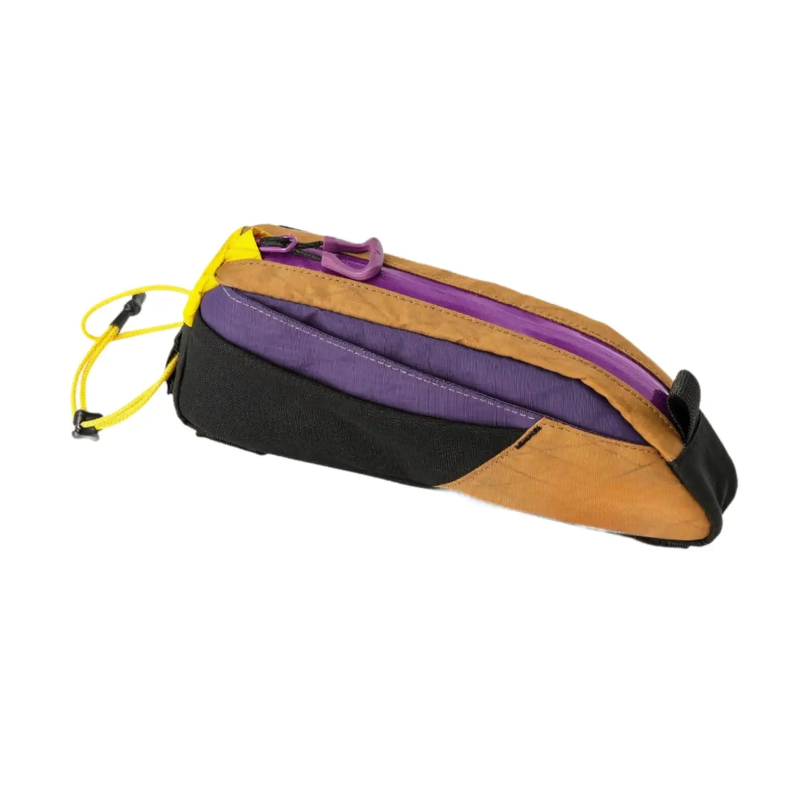 Crossbar Bag with Mesh Pockets Sleek Bike Crossbar Bag Water-Resistant-Resistant for Cyclists, Commuters, Road Biking