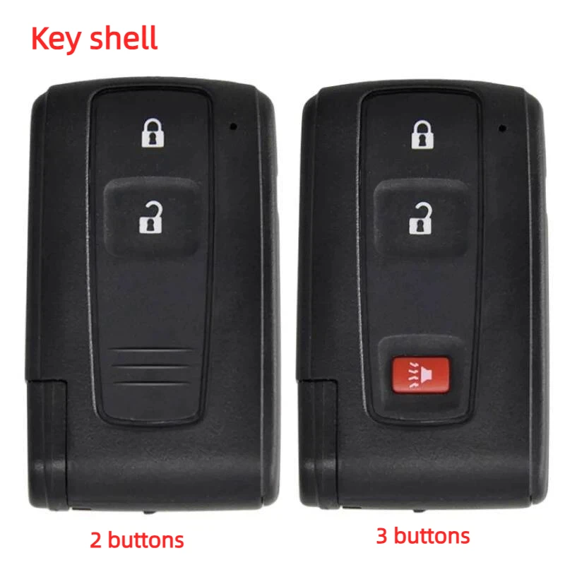 

Car Key Shell Case 2/3 Button Replacement For Toyota Prius Corolla Verso Camry 2004 2005 2006 2007 2008 2009 Smart Key Cover