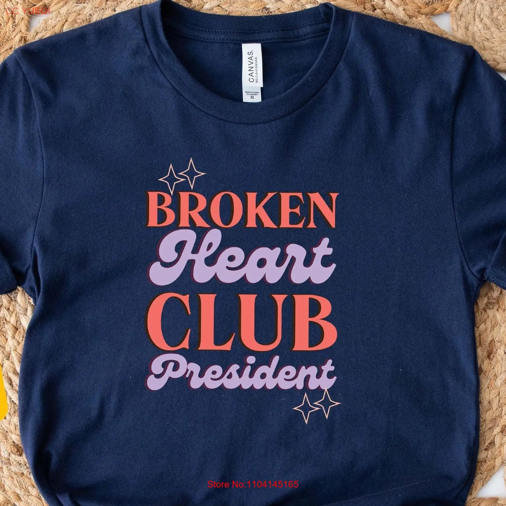 

Футболка Broken Heart ClubARE Valentine's Day Break Anti Valentine с длинными или короткими рукавами