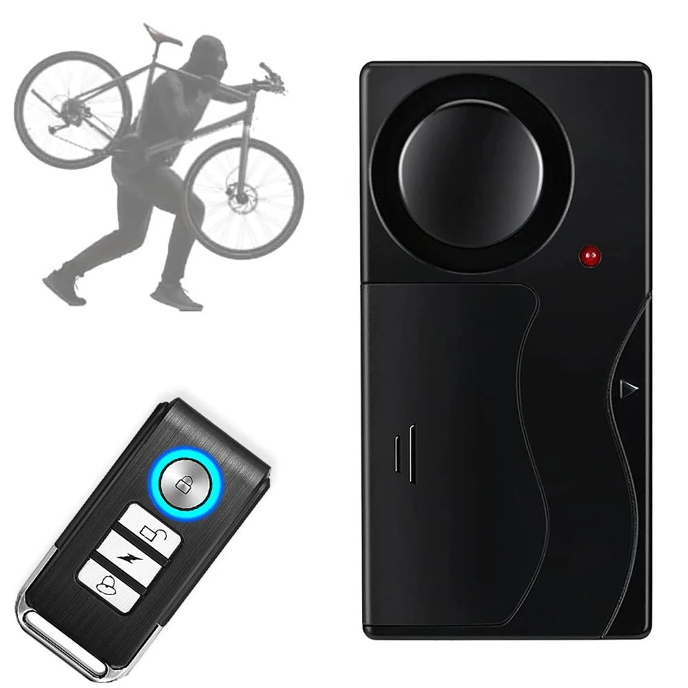 150dB Car Alarm System, Anti-Theft Vibration Alarm Wireless Remote Anti Theft Device for Car, Truck, RV, E-Bike, Motorcycle