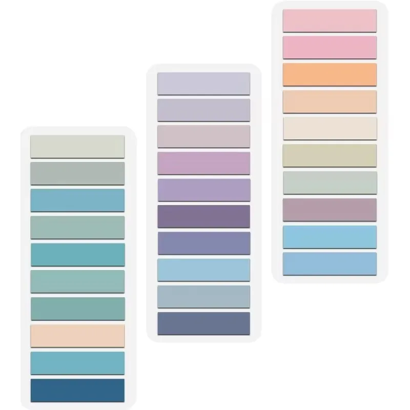 1/2Pcs 200 Sheets Colorful Sticky Notes Memo Pad Self Adhesive Label Note Bookmarks Notepad School Office Stationery Supplies
