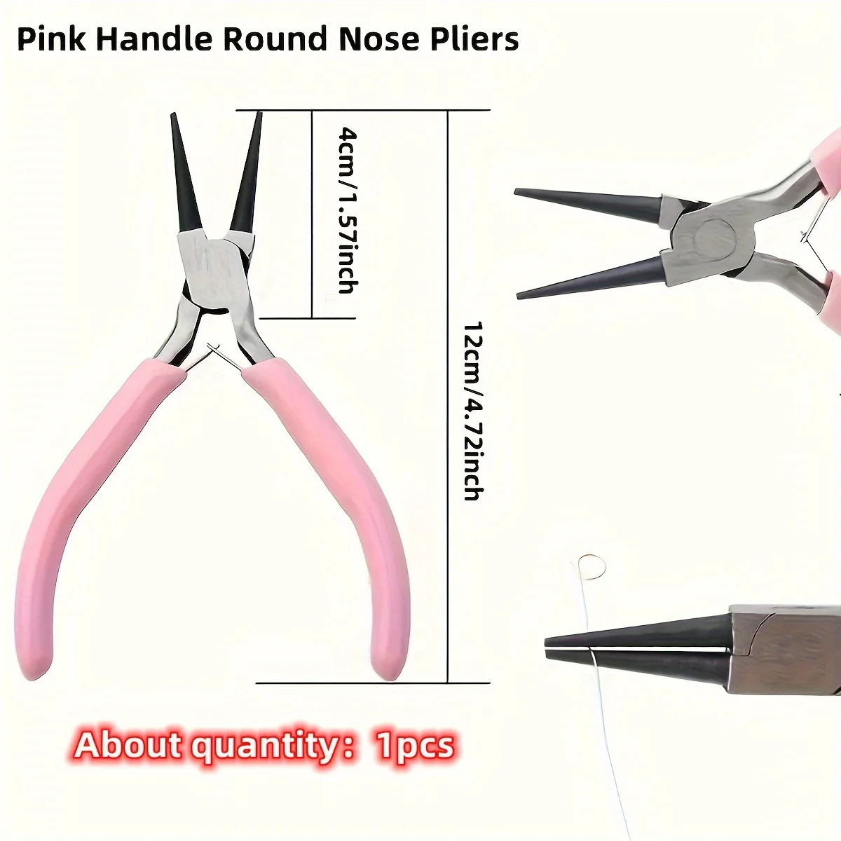 4/3/1 Stuks Ijzeren Sieraden Tang Tool Kit Inclusief Naald Ronde Draad Cutter En Gebogen Neus tang Voor Sieraden Kralen Reparatie