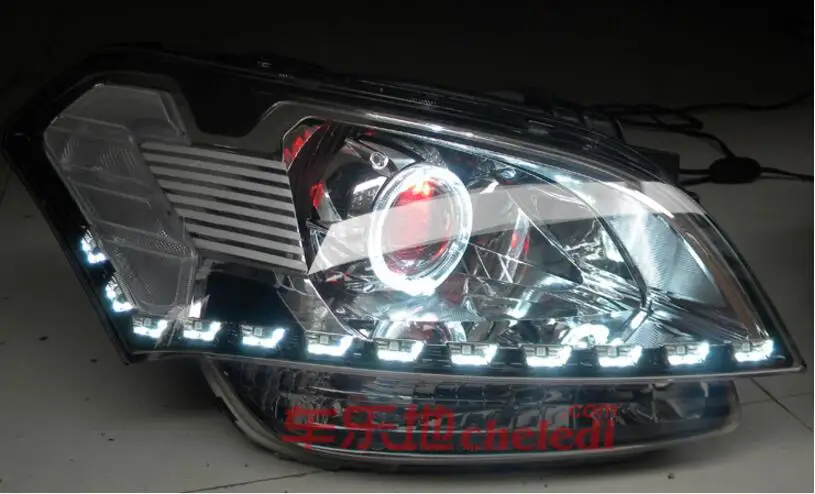 car bumper headlamp KIA Soul headlight 2009~2017y LED DRL car accessories HID xenon for kia soul fog light