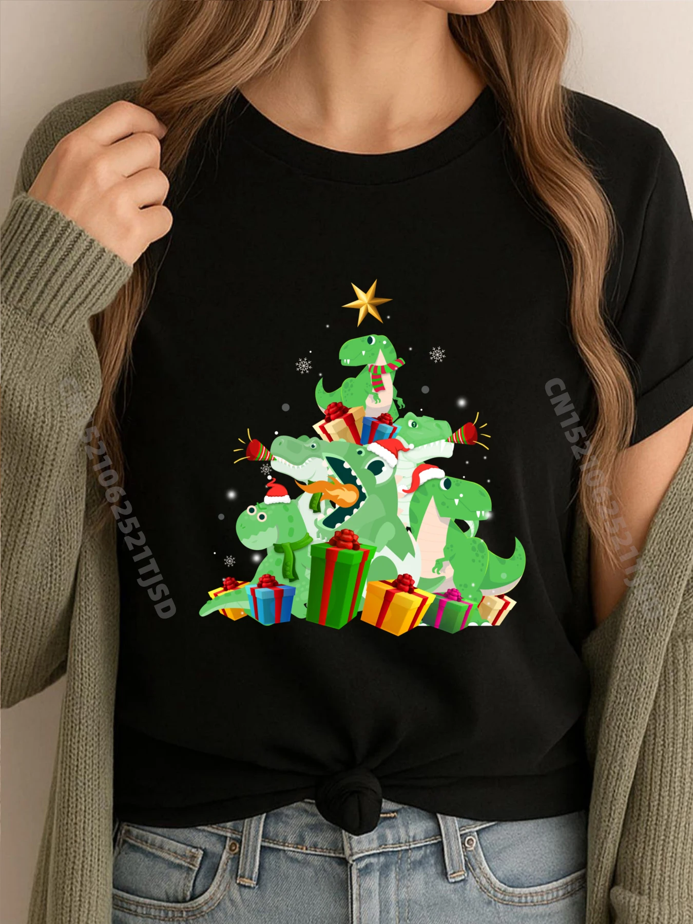 

Динозавр T Rex Tree Рождество Pet Dino Trex мужские футболки с рисунком мужская футболка День Святого Валентина