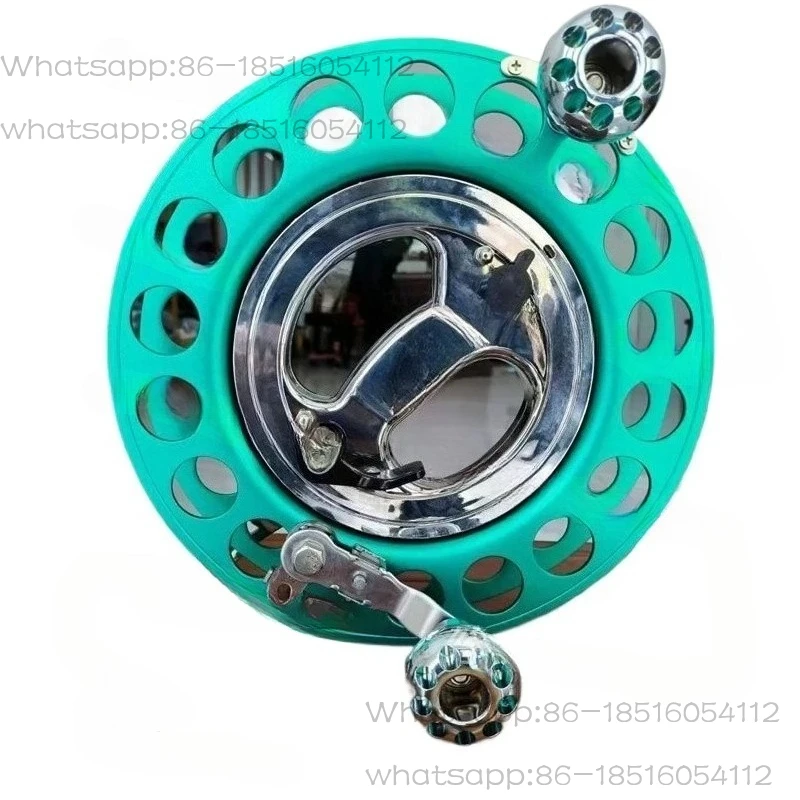 Alloy Hand Wheel, Hand Brake Anti-Reverse Hand Kite Wheel, 8cm S8 Model