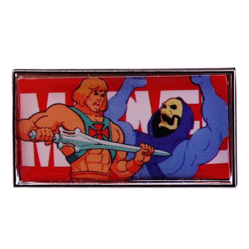 He Man Skeletor esmalte Pin Masters Of The UNiverse insignia accesorios de moda
