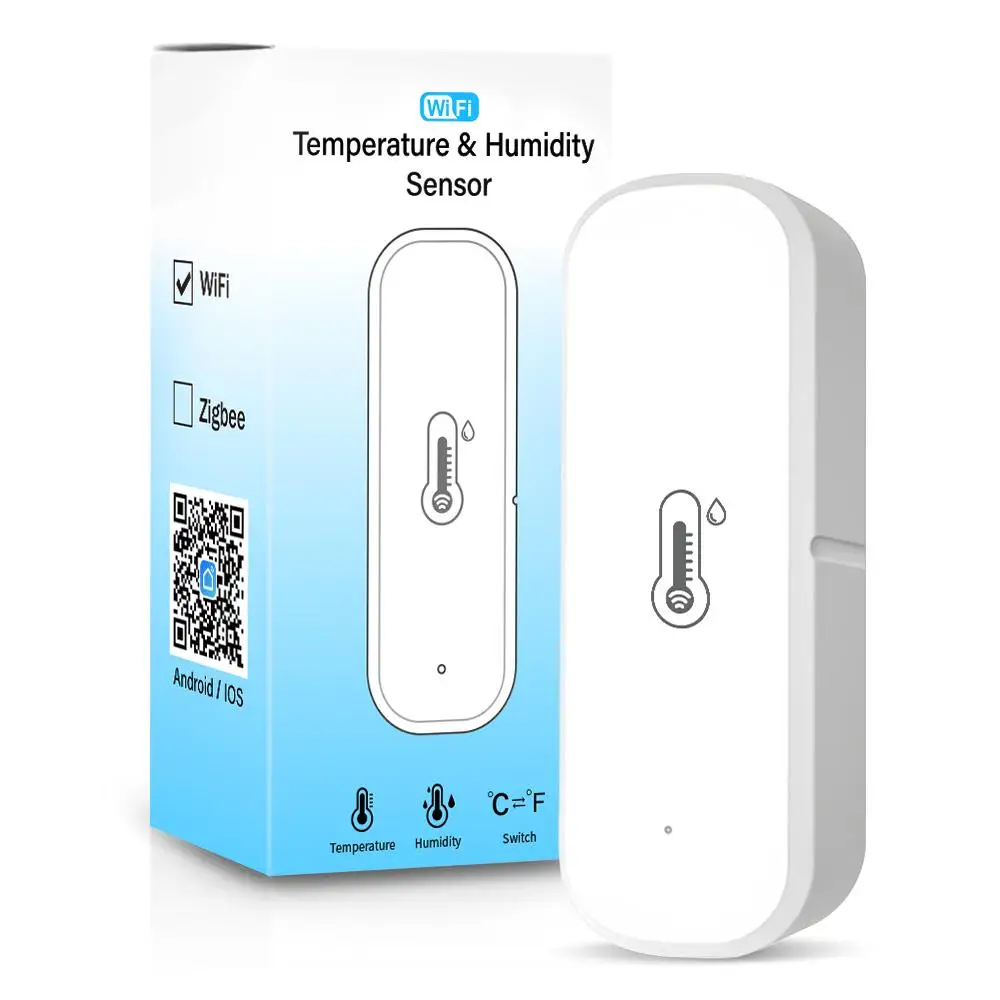 

Tuya Wifi Temperature And Humidity Sensor Smart Remote Control Intelligent Scene Linkage Remote Control Voice Control Smart Home