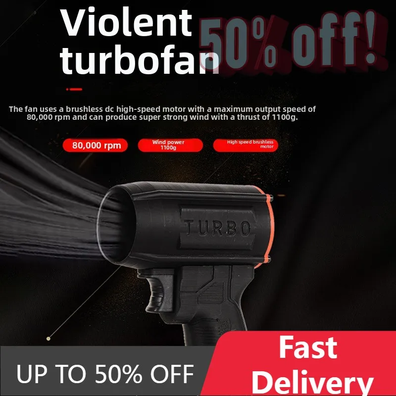 【Fast Delivery】64mm High-Performance Fan Set 1100g Thrust Handheld Brushless Motor Car/Outdoor Fan Dust & Snow Blower X64 Ducted