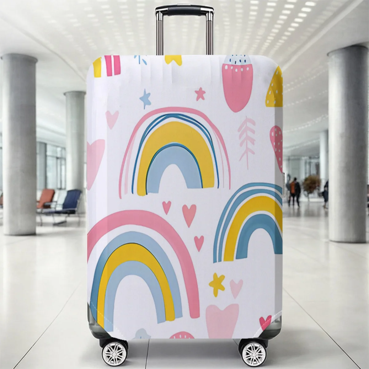

Animal pattern luggage protection cover, set suitable for 18-32 inch luggage cover, suitcase handle cover, travel accessories