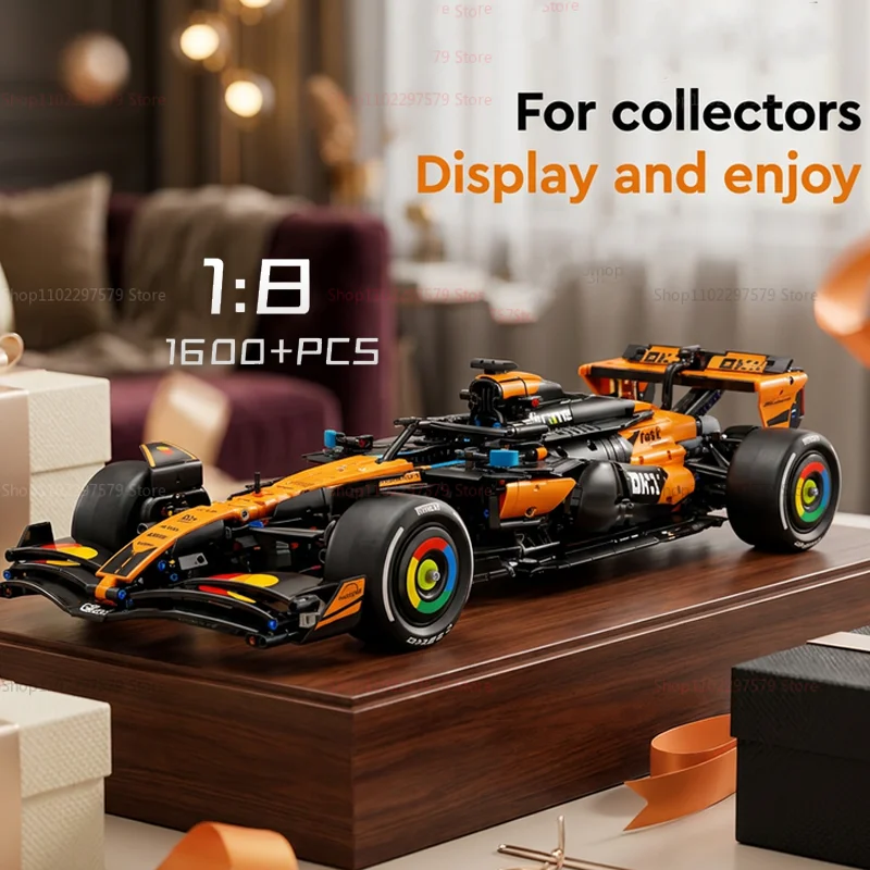 

2026 NEW Technical Classic Performance 1675Pcs Orange Super Sports Car Building Blocks MOC DIY Assembly Model Set Boys Toy Gifts