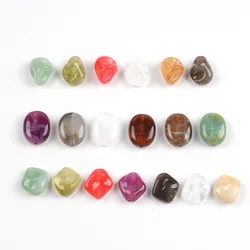 30 pieces Retro irregular gravel shaped straight hole Baroque style acrylic bead DIY makes jewelry  clothing Accessory materials