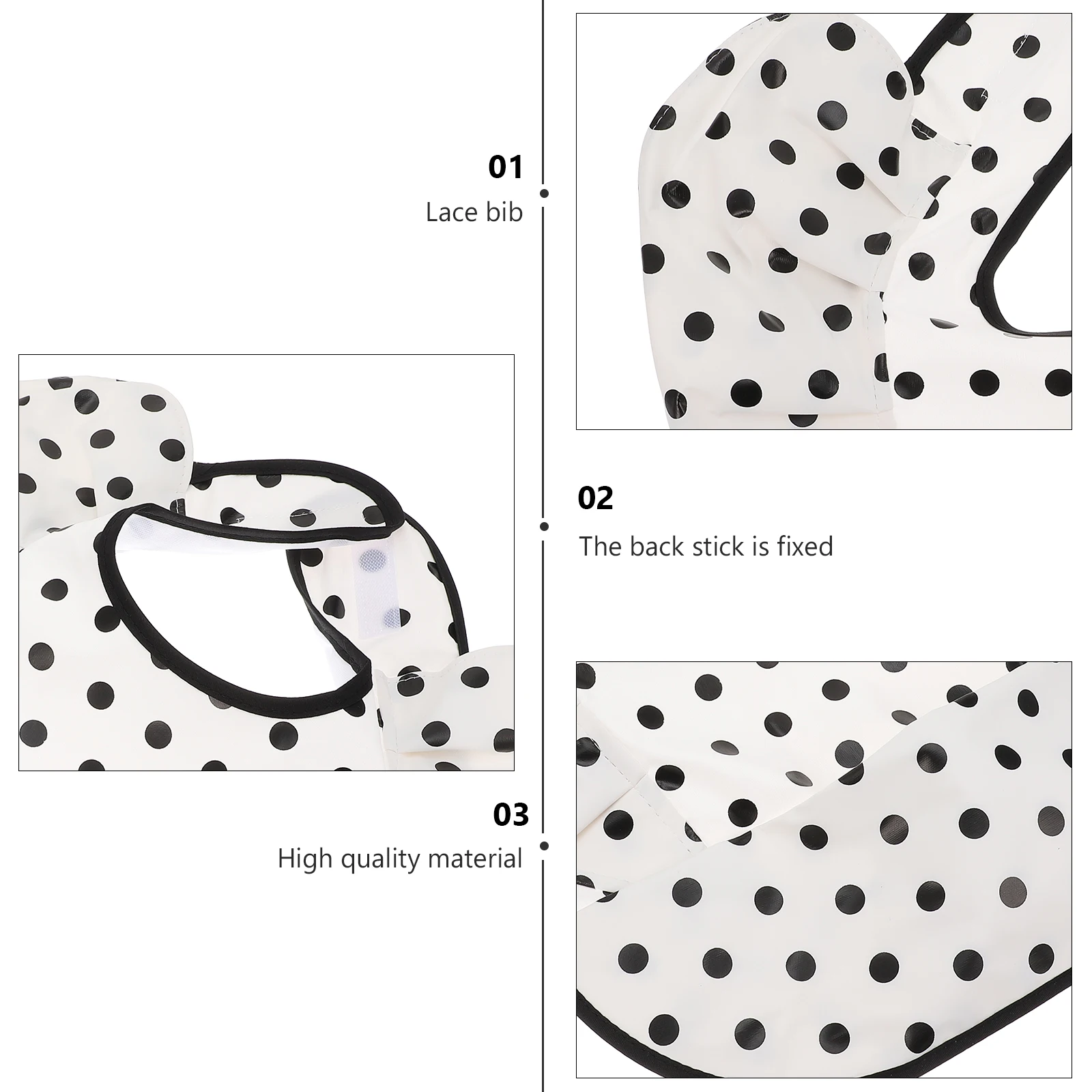 

Waterproof Rice Bag Newborn Bib Highchair Food Catcher Full Coverage Bibs for Baby Gender Neutral