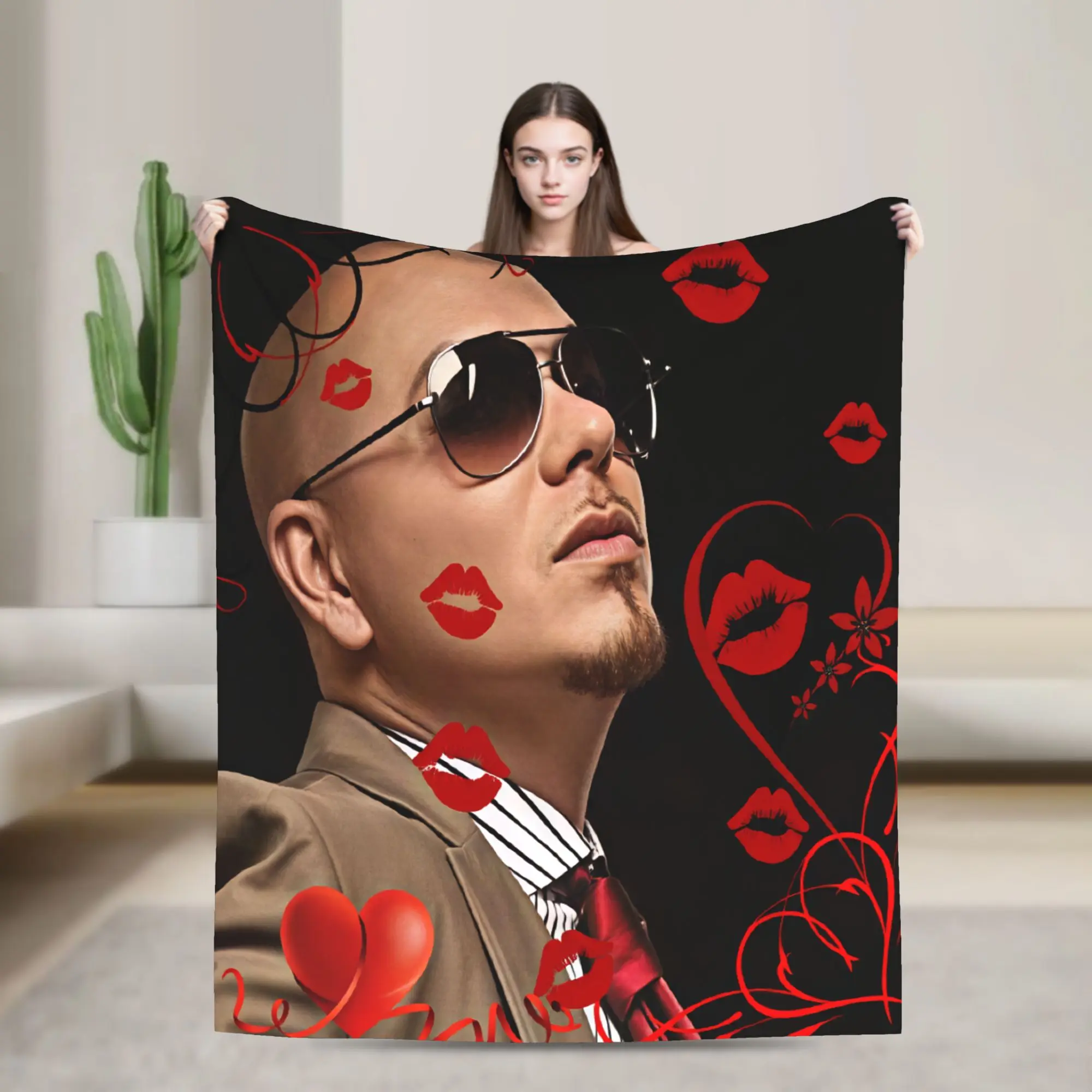 Pitbull Mr Worldwide Tour Blankets Quality Super Soft  Bedding Throws Winter Child Living Room Fluffy Bedspread
