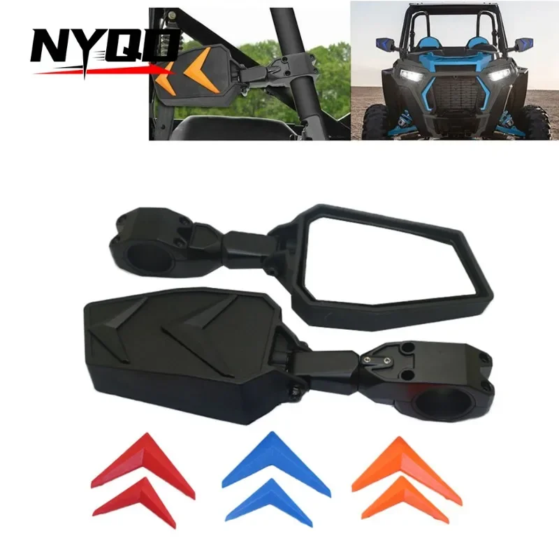 

UTV Accessories Modified Cool Three-color Wide-angle All-terrain Farmer Vehicle Side Mirror UTV Rearview Mirror