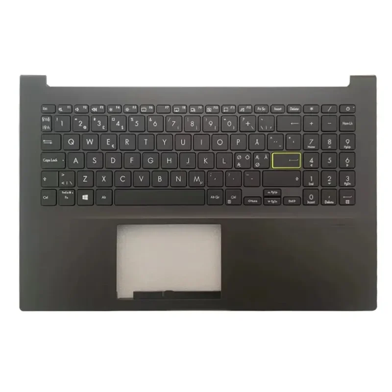 New for VivoBook S15 X513 D513 S513 M513 F513 K513 R513 M5600 V5050E Q15 E510 Replacement Laptop Keyboard Black EU Layout
