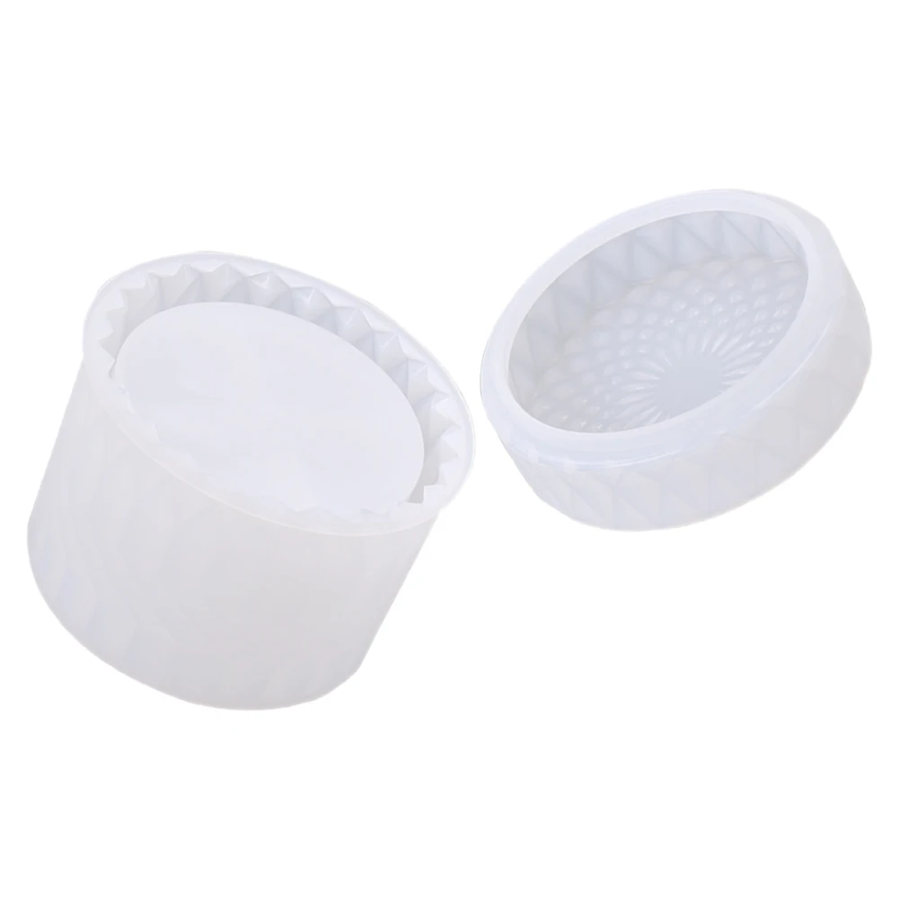 

1pc Storage Container Mold Silicone DIY Epoxy Craft Tool Small Box Mould Jar Silica Gel Resin Accessories Practical Durable Easy