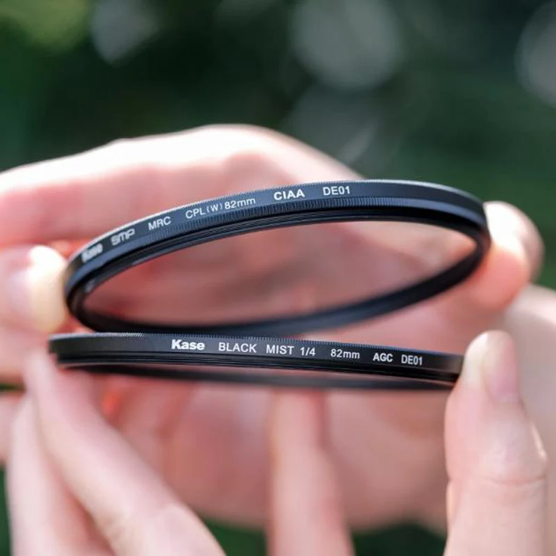 Kase AGC HD Optics Glass Black Mist Filter - التقاط صور جميلة / فتح إلهام إبداعي جديد 1/2 1/4 1/8