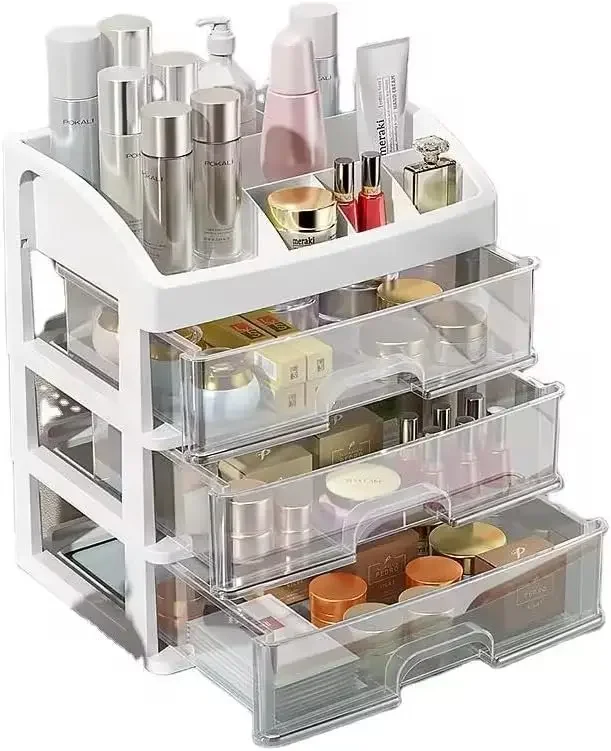 

Makeup Organizer with 3 drawers Skincare Organizers, Vanity Organizer Makeup Organizer Countertop