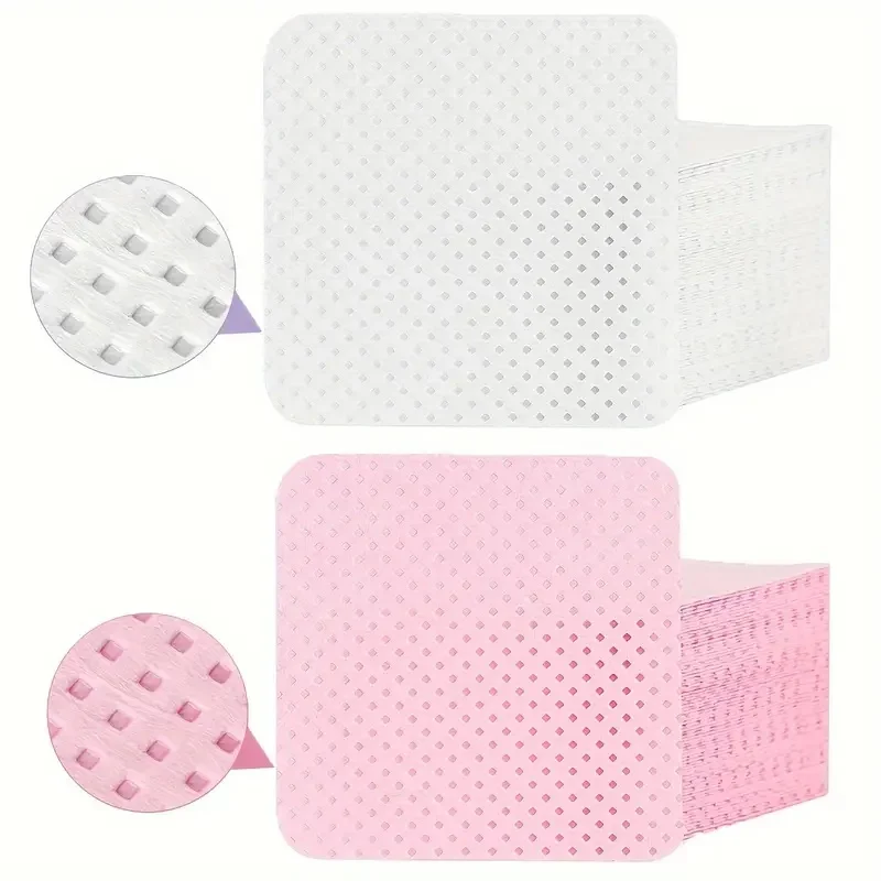 300/600 Uds almohadillas para manicura Extractor de uñas sin fibra limpiador de uñas almohadillas para quitar toallitas accesorios para manicura de uñas postizas