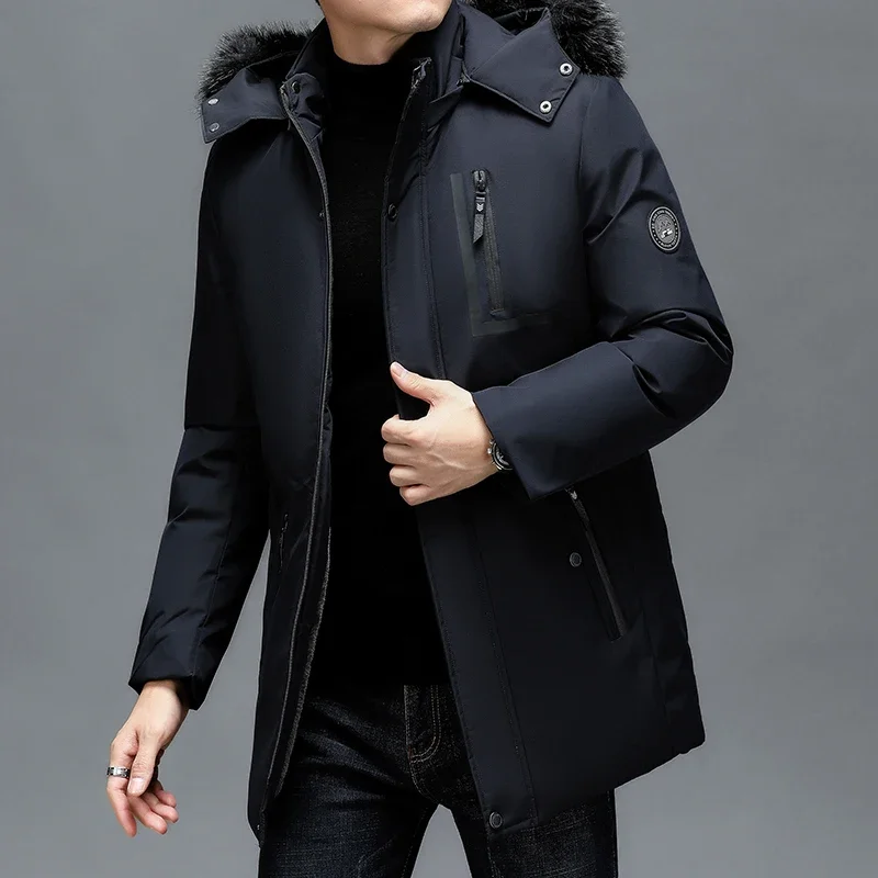 سترات الخريف والشتاء سميكة الدافئة بالإضافة إلى سترة طويلة خمر الشارع الشهير الكلاسيكية سترة هوديس معاطف القطن أبلى يندبروف سترات #3