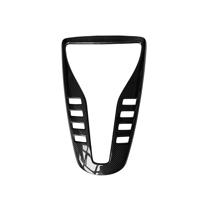 5pcs Real Carbon Fiber Center Console Gear Shift Panel Cover Fit for Mercedes Benz AMG GT 2019-2023