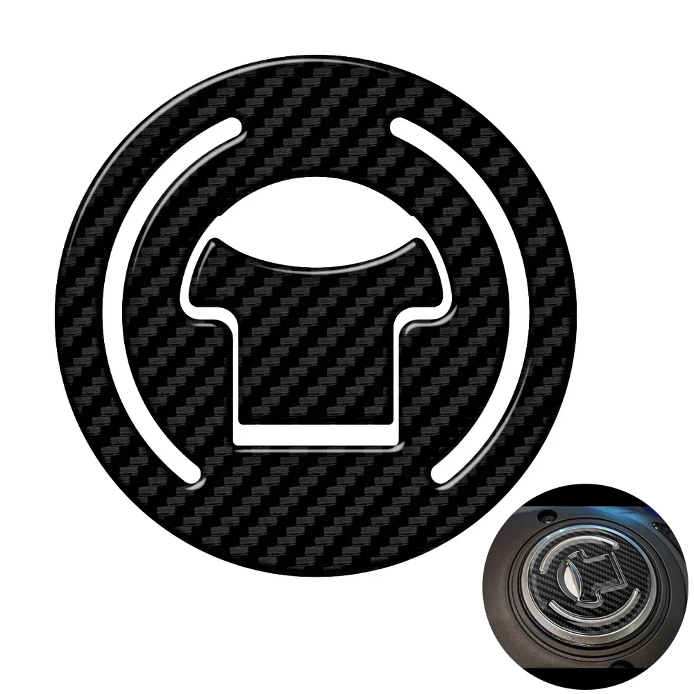 For Honda CB600 Bumblebee CB1300 98-02 CBR250 CB250 VTR250 motorcycle fuel tank cap transparent carbon fiber appearance sticker
