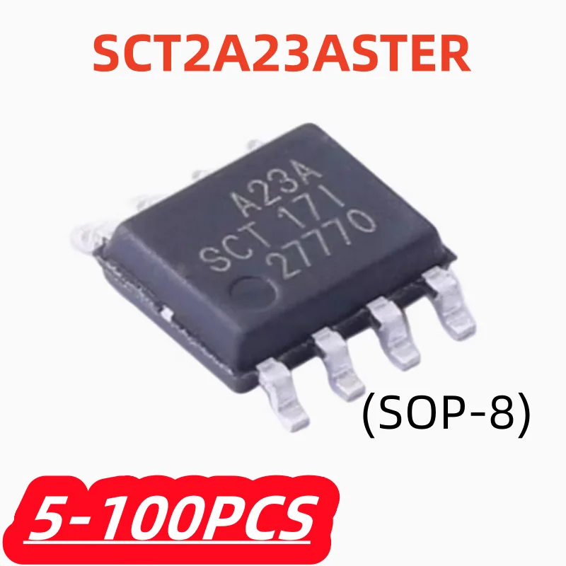 5Pcs/Lot 100% New SCT2A23ASTER SCT2A23A silk screen A23A package ESOP-8 DC-DC Power Management IC Chip Original