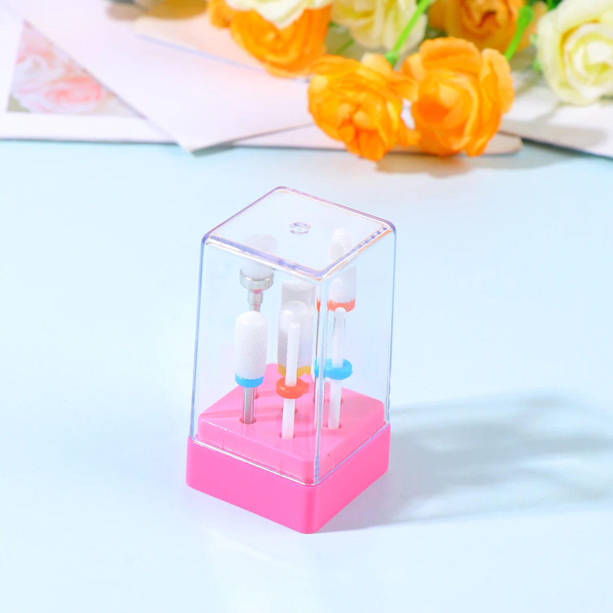 

1 set 1 Set Tungsten Steel Nail Cuticle Heads Professional Manicure Grinding Kit Polishing Tools For Electric Files Home Salon