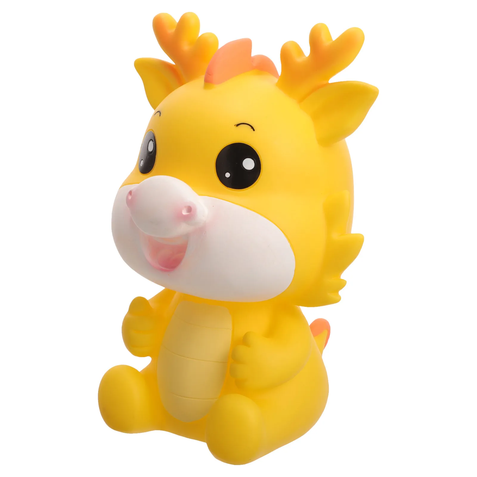 Dragon-Shaped Piggy Bank with Removable Bottom Plug – Zodiac Money Jar for Kids & Adults, Bedroom Decor