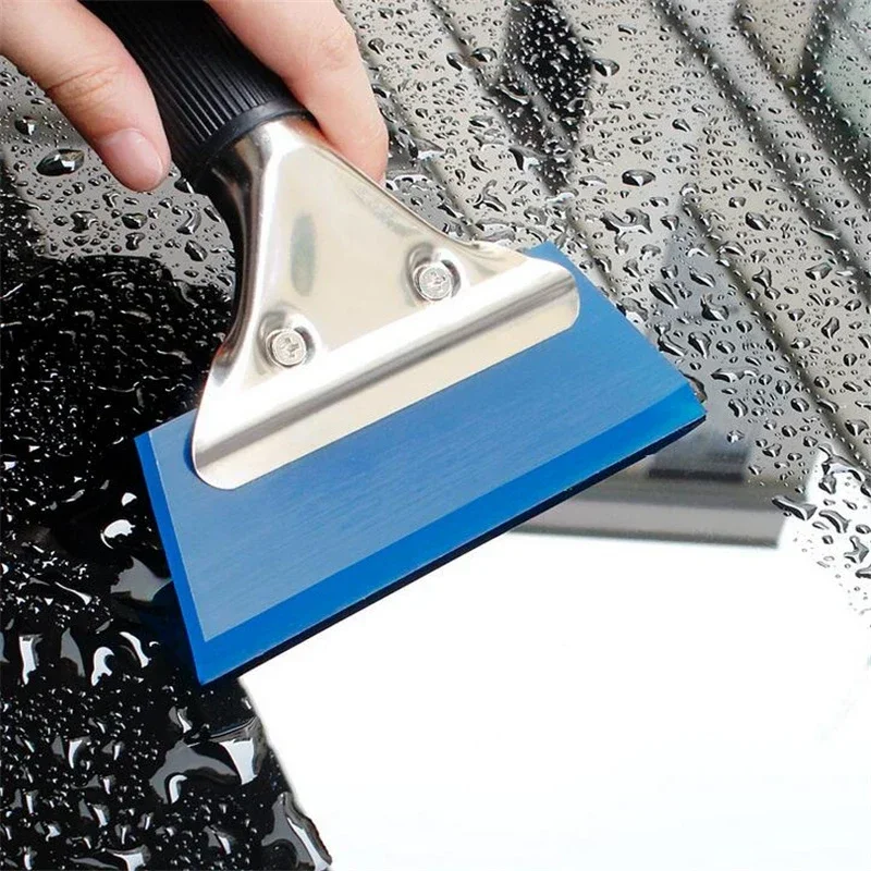 1PC Blue Razor Blade Scraper Water Squeegee Tint Tool for Car Auto Film For Window Cleaning Newest Dropping Shipping