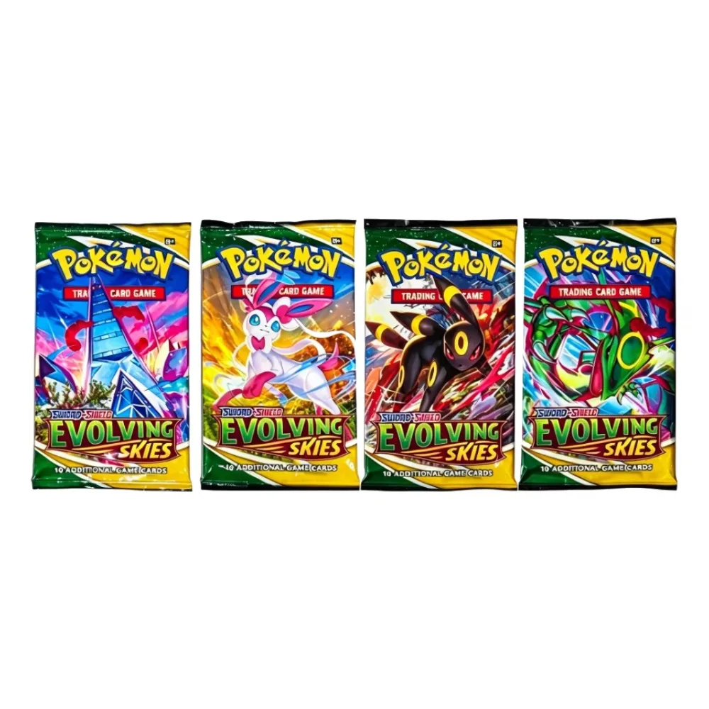 Pokémon TCG Sword & Shield Evolving Skies Booster Box 36 Packs Trading Card Game Collection Cards Toy for Kids Gift