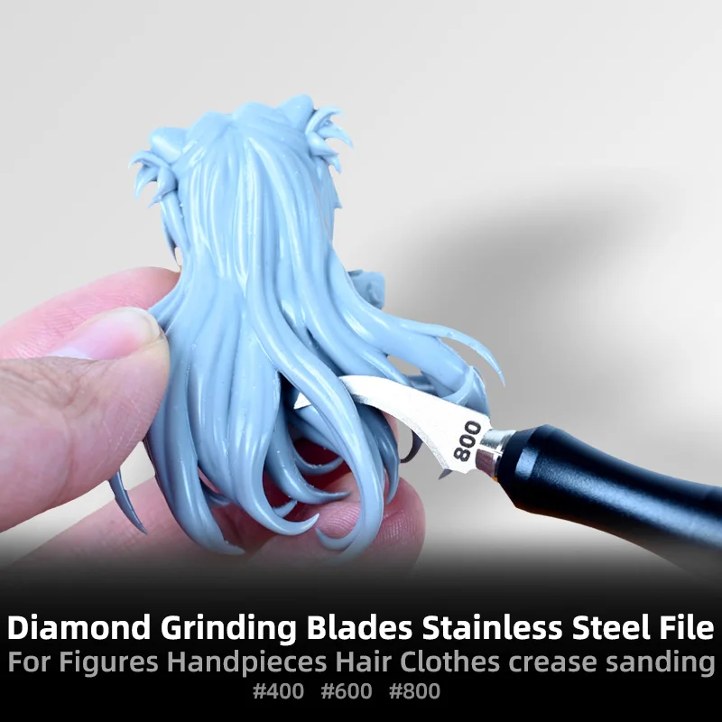 Miniature Emery Blades Seam Sanding Files for Model Figures - Precision Sanding Tools for Seams Folds And Hairline Grooves