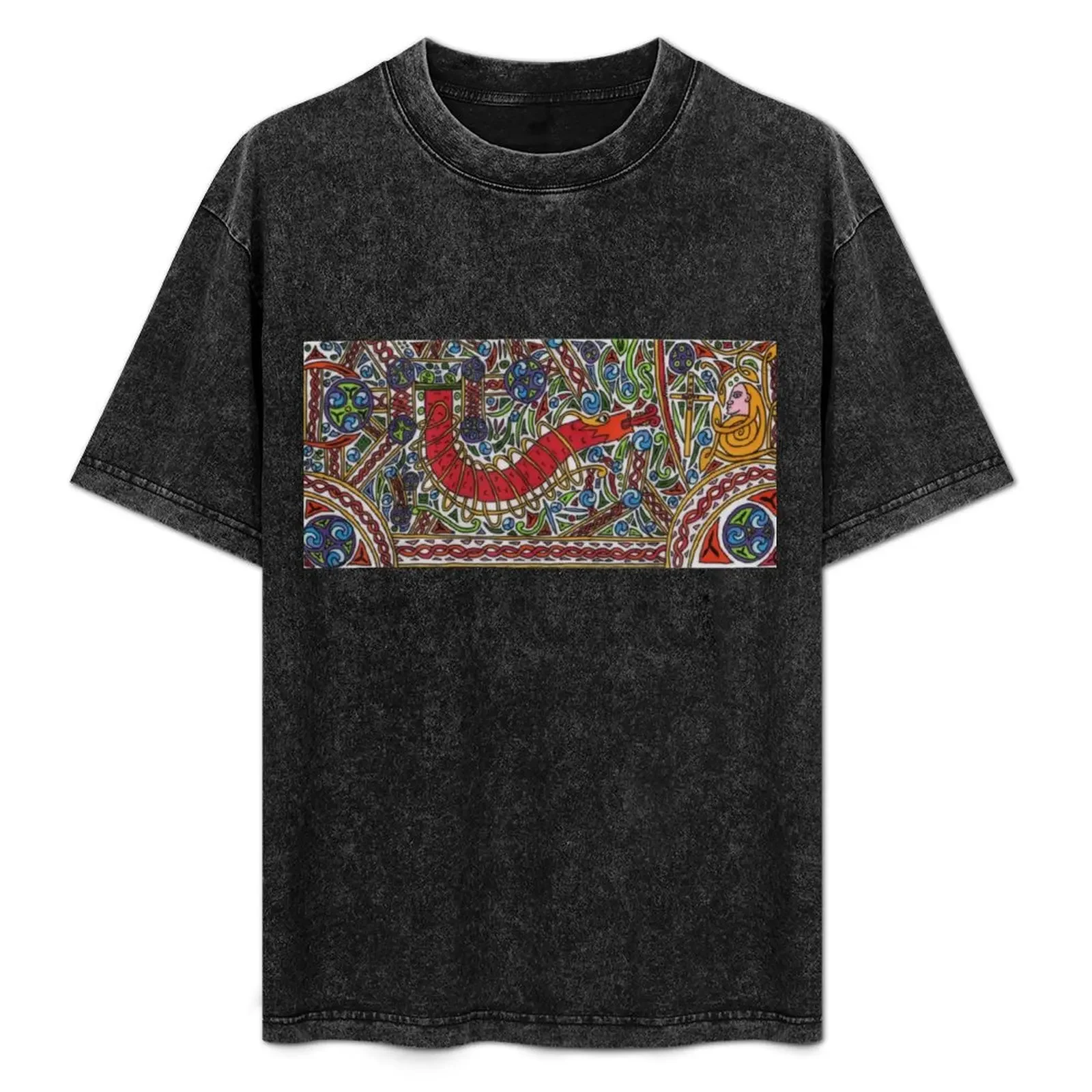 

Celtic Art - Serpent T-Shirt t shirts for man graphic tees t shirts cotton 100% t shirts designer man shirt graphic T-Shirt