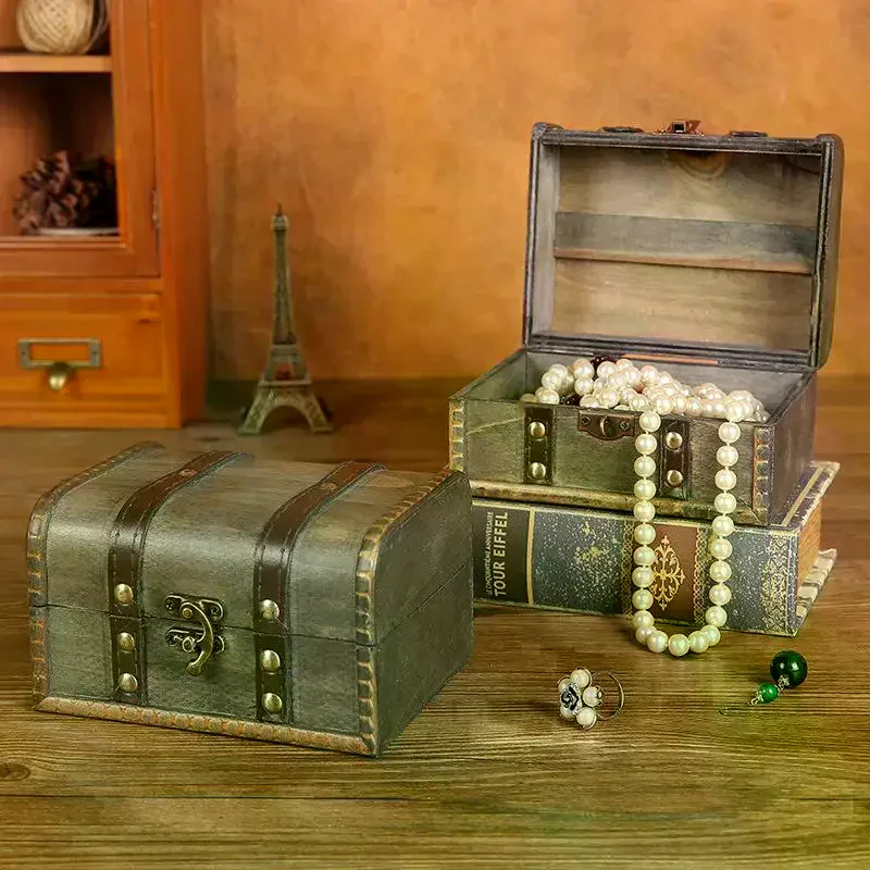 صندوق تخزين خشبي بقفل بتصميم ع - مراجعة Body Jewelry Display Case وسعره