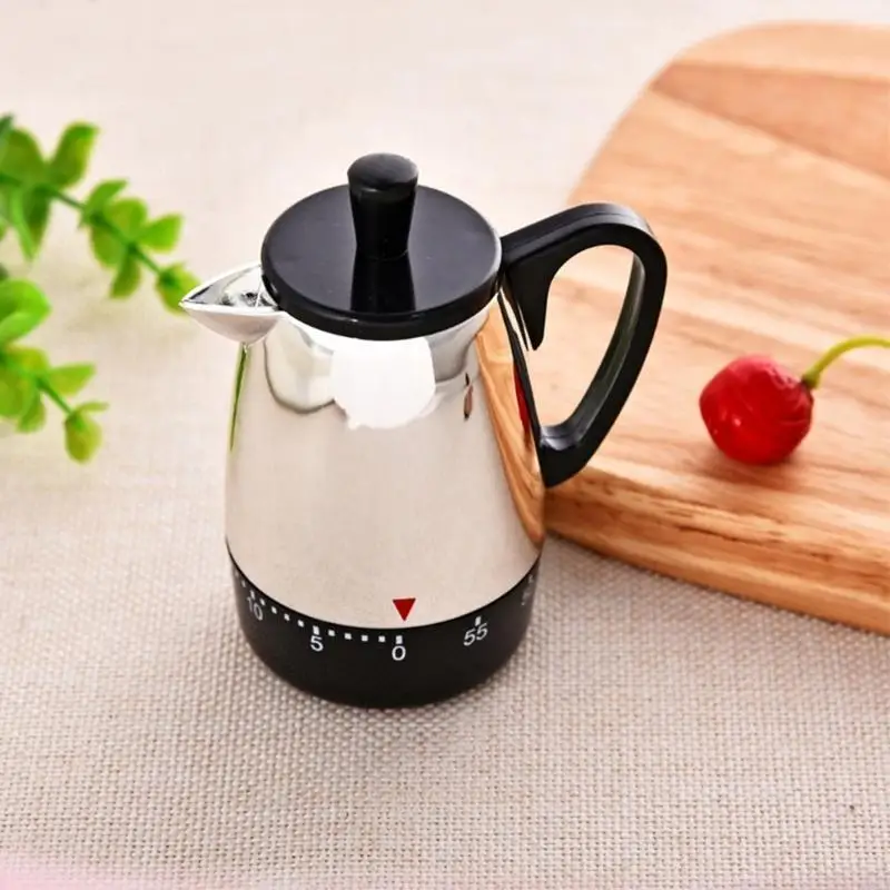 P82E Cooking Timer Clock Household Timer 60 Minutes Mechanical Timer No Batteries Required Kitchen Baking Countdown Reminder