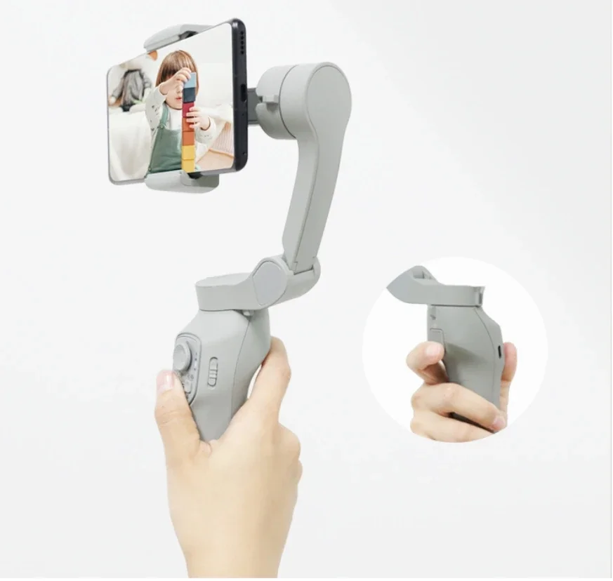 

L7Cpro Foldable Mobile Phone Gimbal Stabilizer with Tripod 360 Ai Auto Face Tracking VLOG Selfie