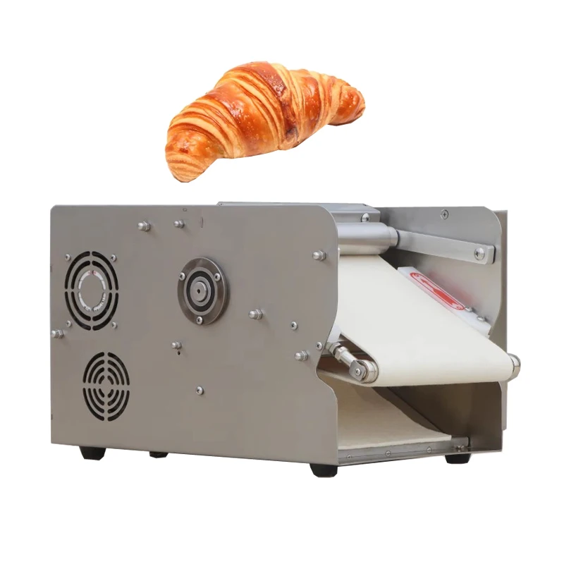 Small Croissant Machine For Bakery Home Use Dough Rolling Sheeter For Homemade Croissant Pastry Baking
