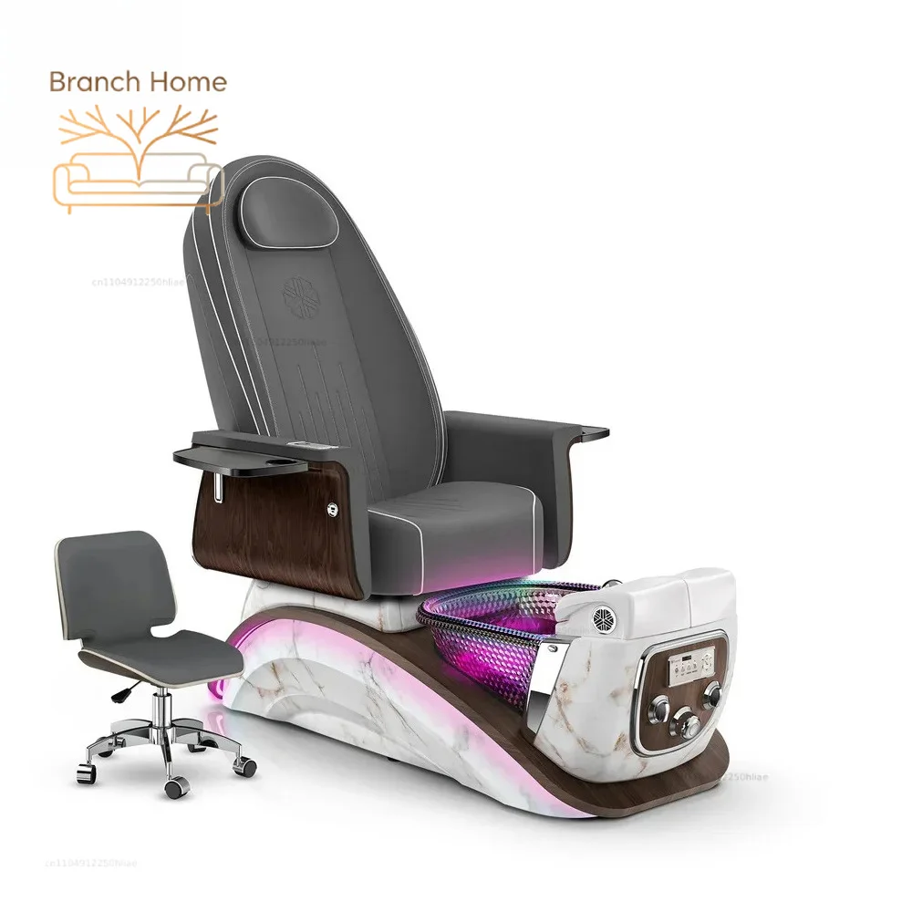 XinSheng Beauty Manicure Nail Sofa Foot Bath Chair Pedicure Chairs with Electric Back Massage Salon SPA Foot Massage Furniture