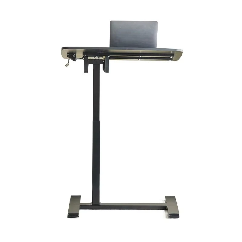Height Adjustable Rolling Overbed Laptop Desk, Mobile Bedside Table OEM Available