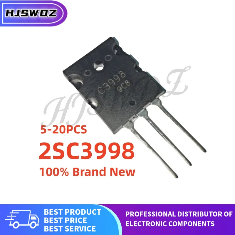 5-20PCS 2SC3998 C3998 TO-3PL High power Transistor Ultrasonic Brand New In Stock