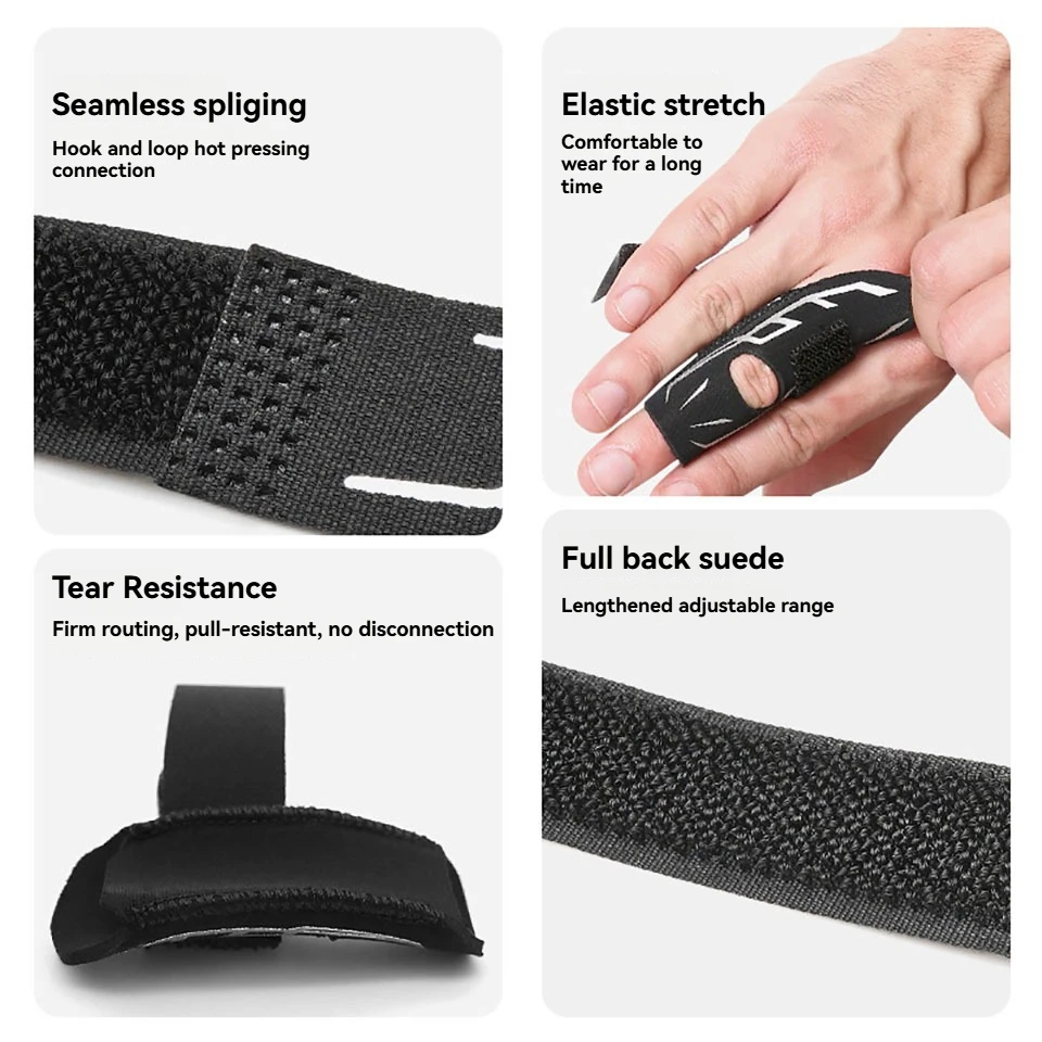 AOLIKES 1PCS Sport Finger Splint Guard Finger Protector Basketball Support Sprain Dislocation Fracture Finger Splint Corrector - view 3