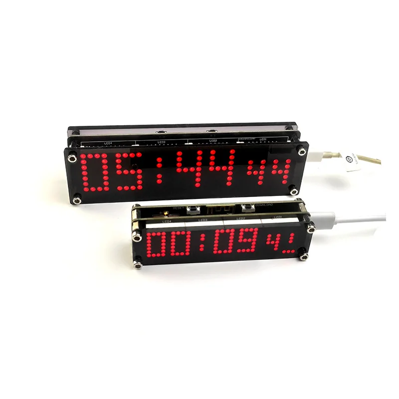 WIFI dot matrix clock, network timing